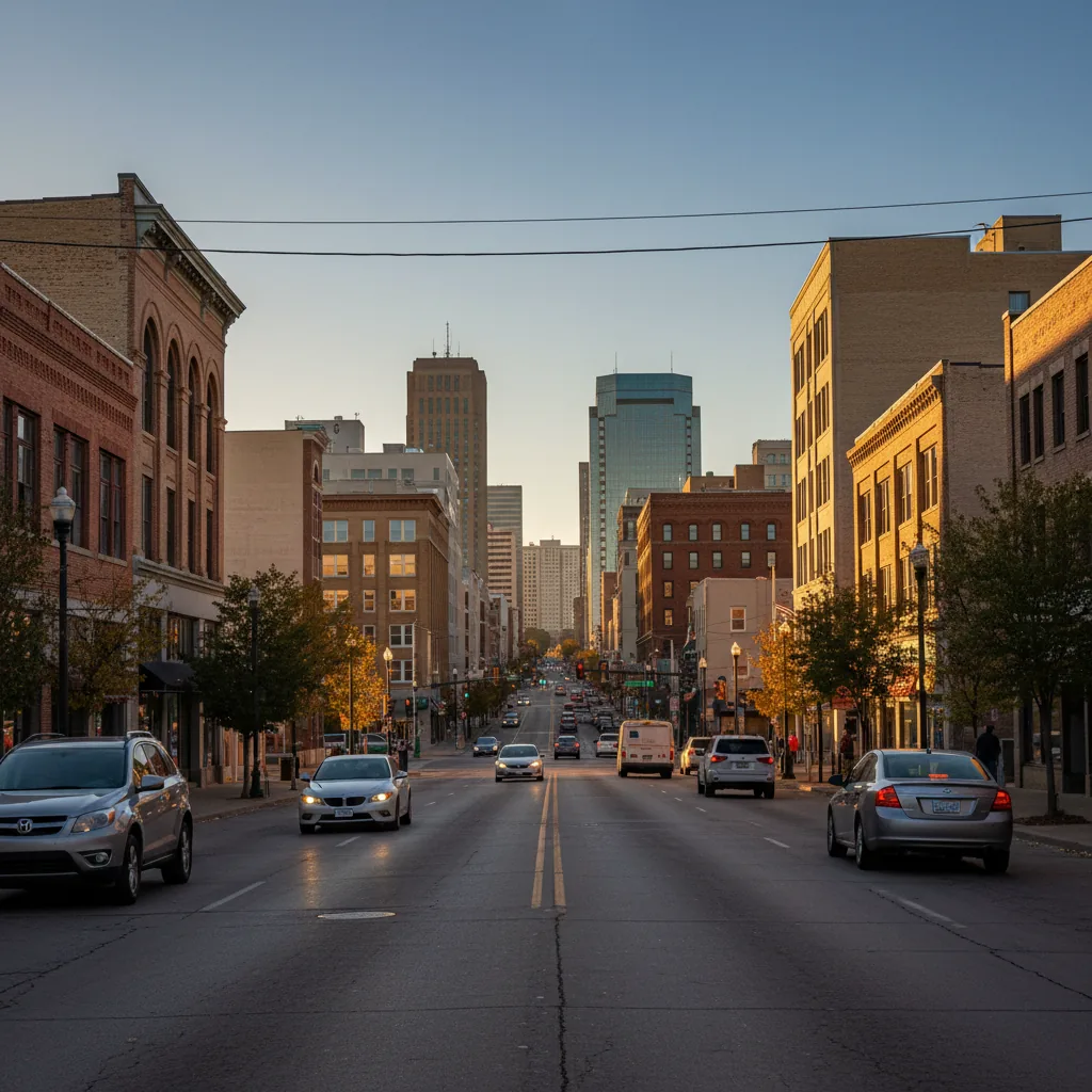 Sioux Falls, SD business district